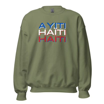 Ayiti, Haïti, Haiti, Unisex Sweatshirt