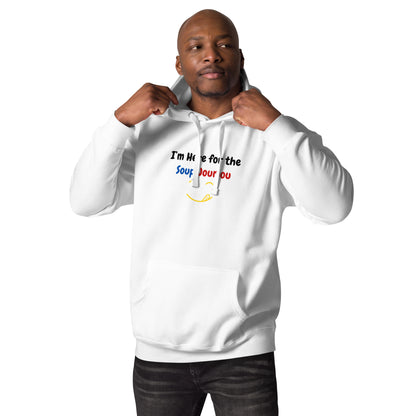 I'm here for the soup Joumou Unisex Hoodie