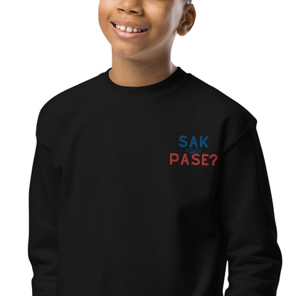 Sak Pase? Youth crewneck sweatshirt