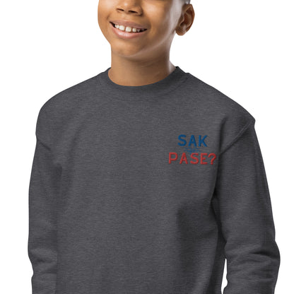 Sak Pase? Youth crewneck sweatshirt