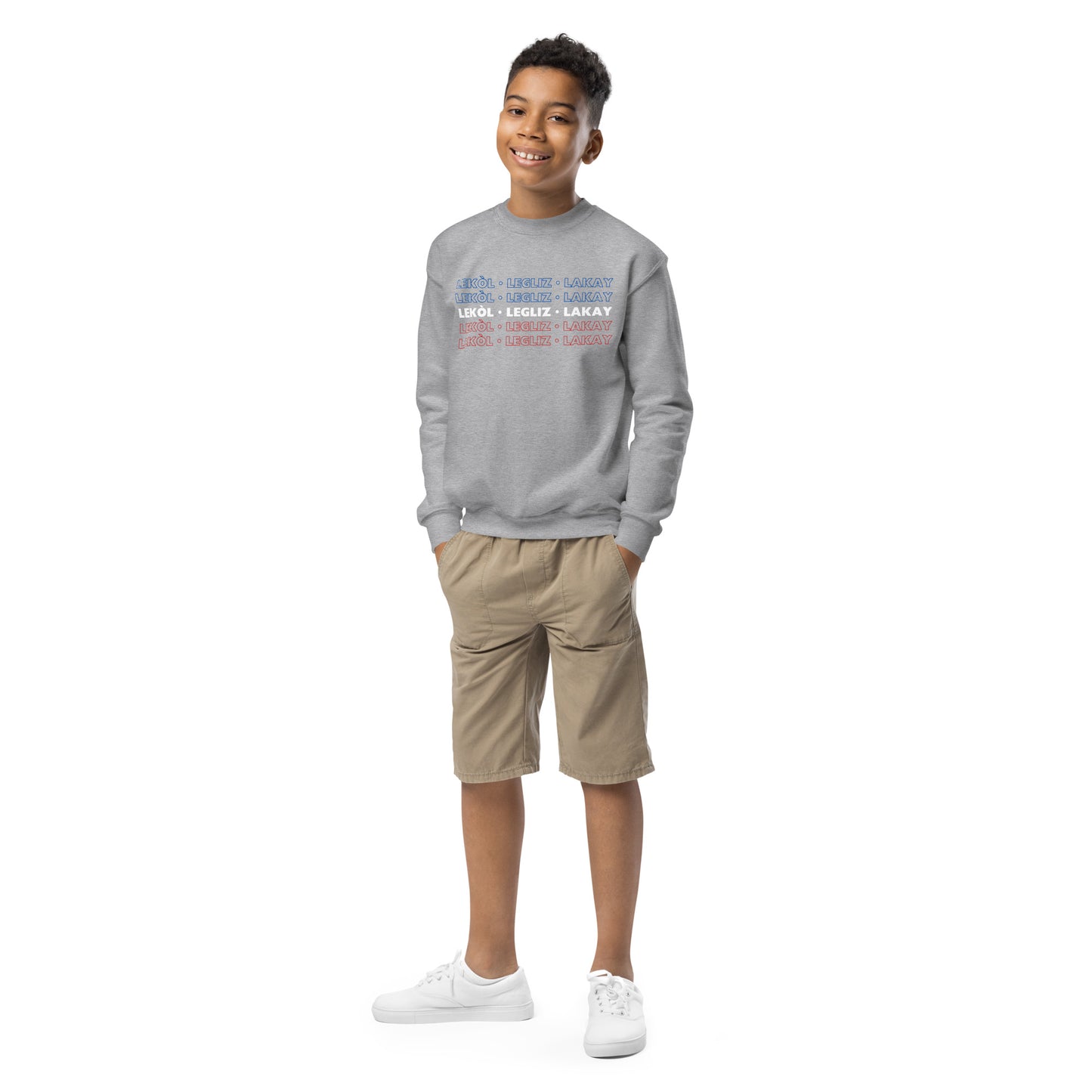 Youth Lekol, Legliz, Lakay sweatshirt