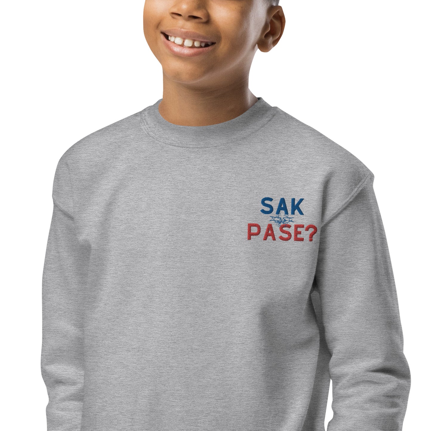 Sak Pase? Youth crewneck sweatshirt