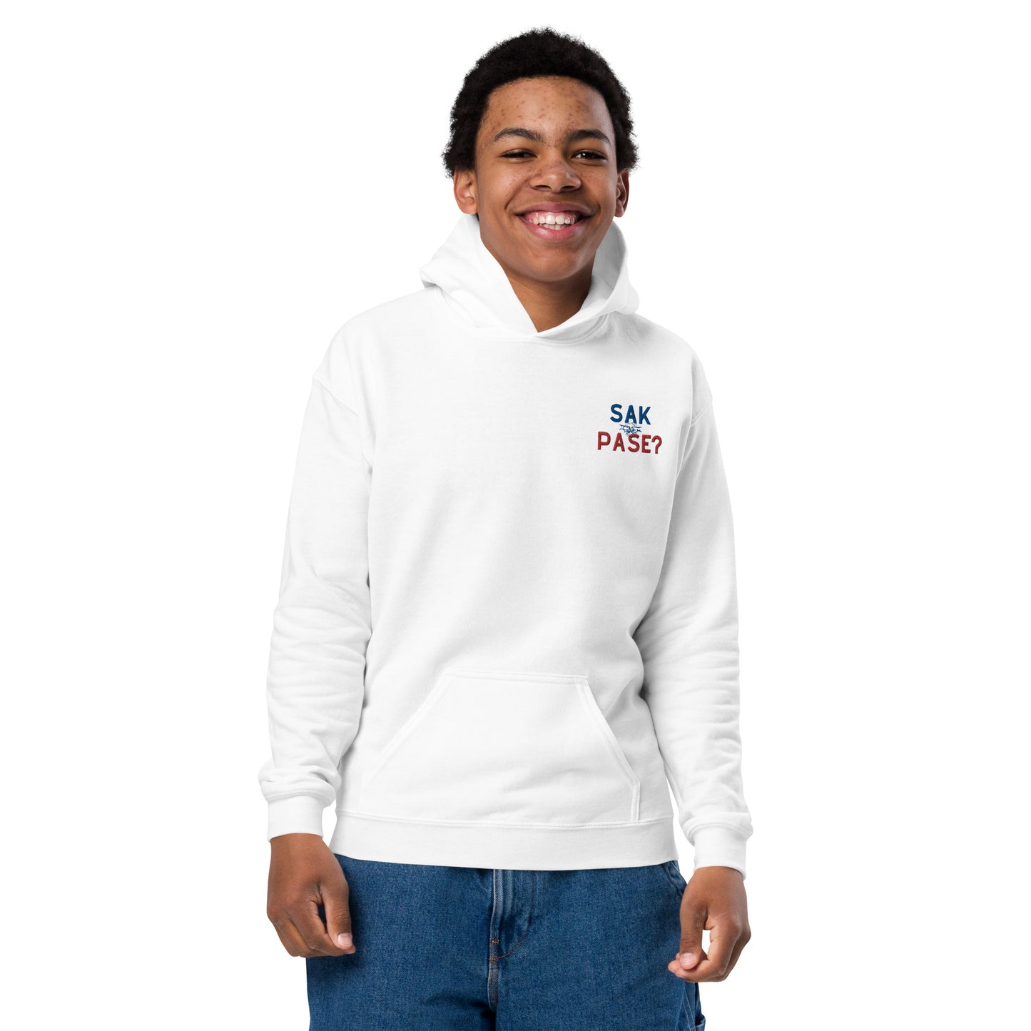 Sak Pase? - Youth heavy blend hoodie